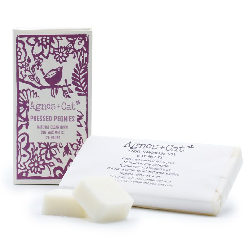 Boîte de 8 Fondants de Cire - Pivoine pressée