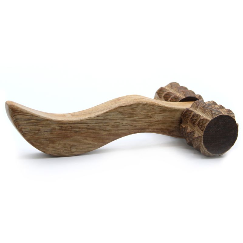Accessoires Massage Bois- Rouleau Strié