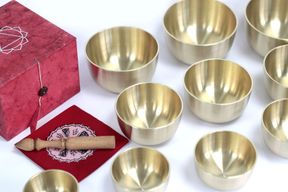 Lot de 10 Bols Métal Cloche