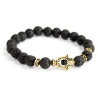 Bracelet Pierre Fine - Main de Fatma/ Pierre de Lave