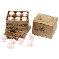 Boîte de 6 Fondants en Cire Soja -  Bois de Santal Foncé
