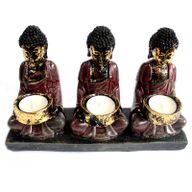 Bouddha Antique - Bougeoir Trois Dévots