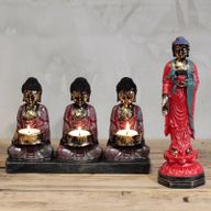 Bouddha Antique - Bougeoir Trois Dévots