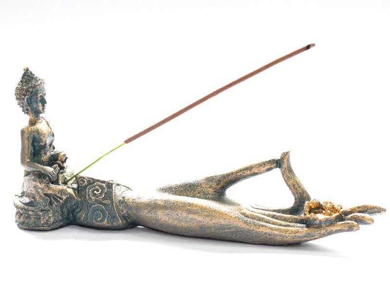 Bouddha Antique - Brûle-Encens & Boîte