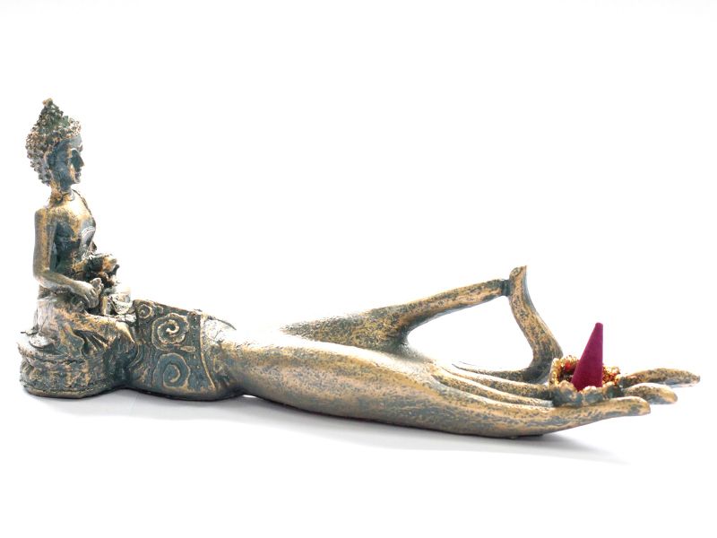 Bouddha Antique - Brûle-Encens & Boîte