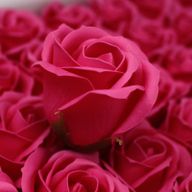 Roses de Savon  pour Bouquet- Medium/Rose Vif