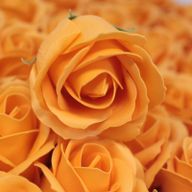 Roses de Savon pour Bouquet- Medium/Abricot