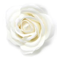 Roses de Savon pour Bouquet- Larges/Blanc