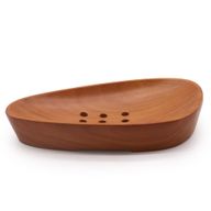 Porte-Savon en Bois de Naseberry – Forme Galet