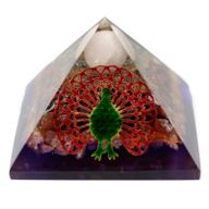 Grande Pyramide  Organite 80mm - Paon