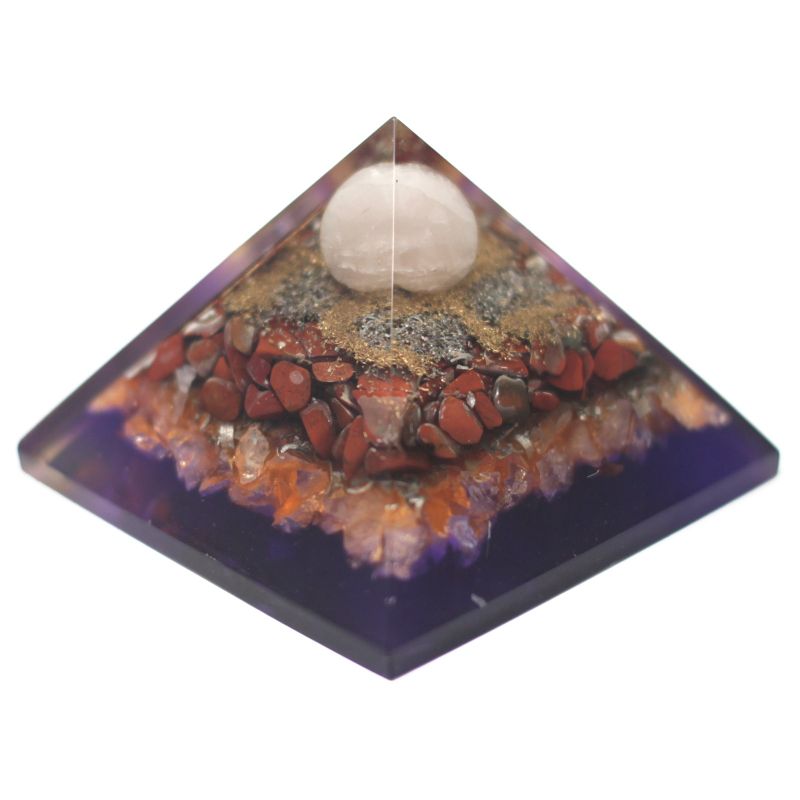 Grande Pyramide  Organite 80mm - Paon