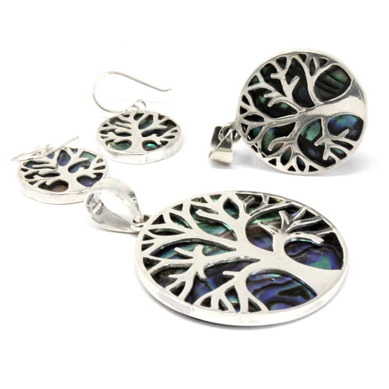 Pendentif Argent Arbre de Vie 22mm - Ormeau