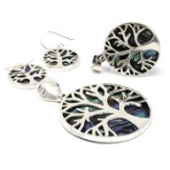 Pendentif Argent Arbre de Vie 30mm - Ormeau