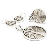 Pendentif Argent Arbre de Vie 22mm - Nacre