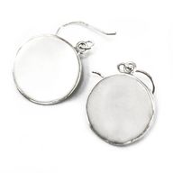 Boucles d'Oreilles Argent Arbre de Vie 15mm - Nacre