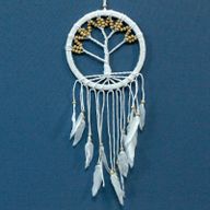 Attrape-rêves assortis Arbre de Vie- Coton 22cm
