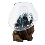 Vase en Verre Soufflé sur Racine - Large