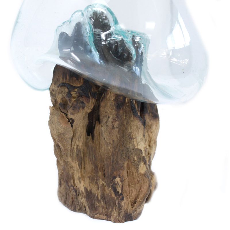 Vase en Verre Soufflé sur Racine - Large