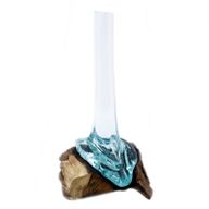 Vase en Verre Soufflé sur Racine - Long