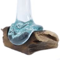 Vase en Verre Soufflé sur Racine - Long