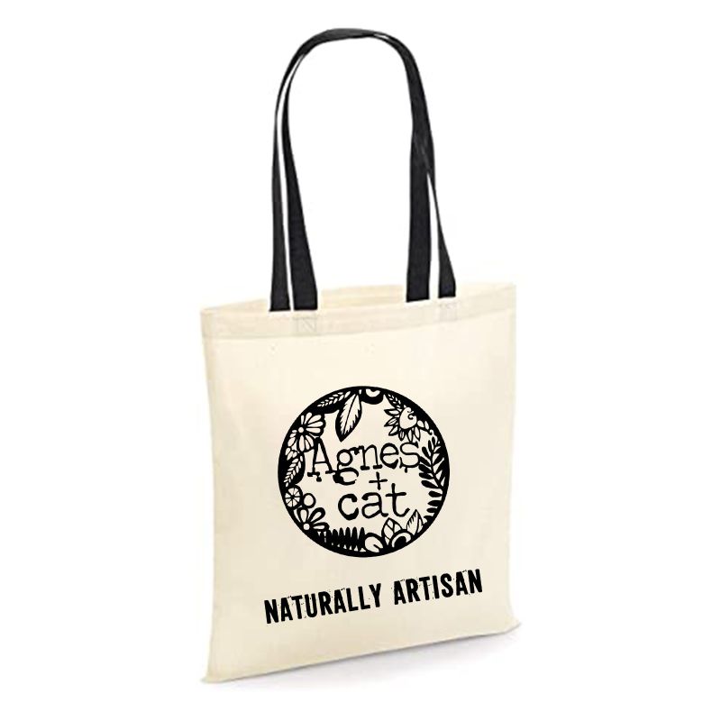 Sac en coton Agnes and Cat 6oz - 35x30 cm - Artisan Naturel
