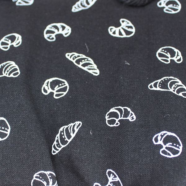 Sac Cadeau en Coton & Jute Naturelle - Doublure Noire - Moyen