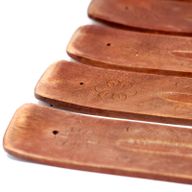 Porte-encens en bois de manguier Sculptés