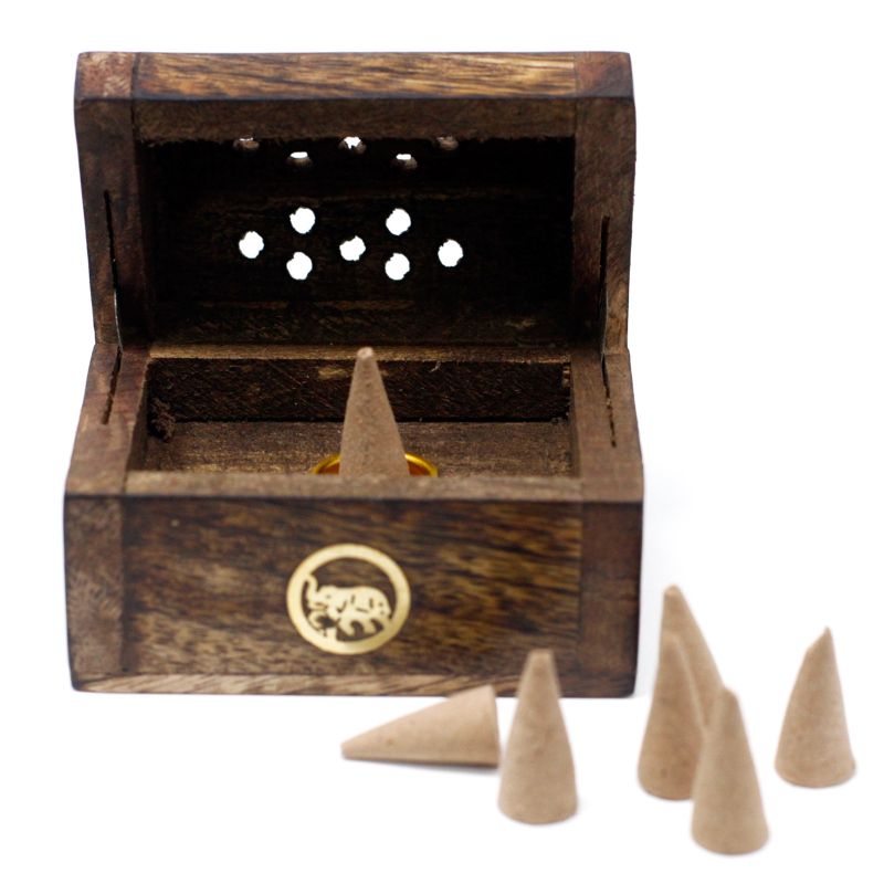 Petite Boite pour cones - bois de Manguier
