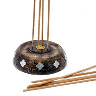 Porte-encens pour Cones et Batonnets Bois de manguier - Assortis