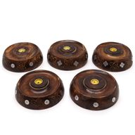 Porte-encens pour Cones et Batonnets Bois de manguier - Assortis