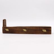 Boite pour encens en bois de Manguier - Assortis