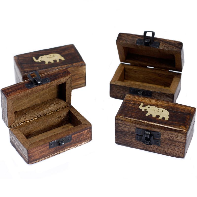 Petites boîtes en Bois de Mangiuer