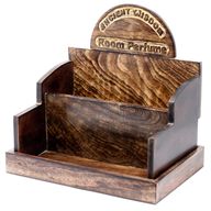 Présentoir en bois de manguier pour Parfums d'Ambiance