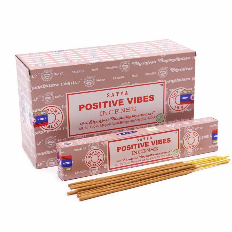Encens SATYA 15g - Vibes Positives