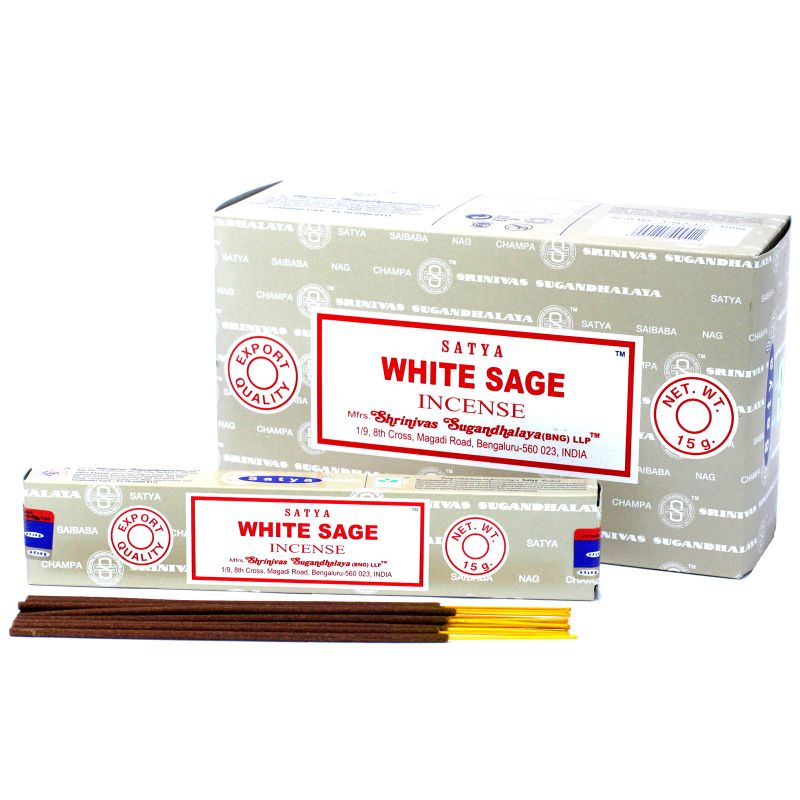 Encens SATYA 15g - Sauge Blanche