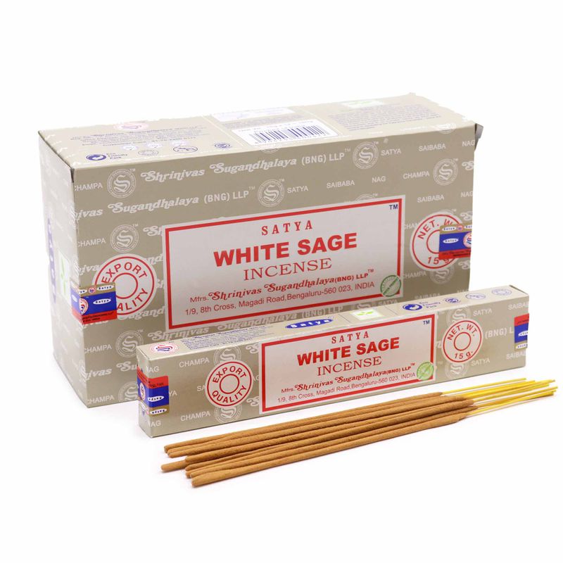 Encens SATYA 15g - Sauge Blanche