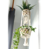 Suspension Macramé pour Plantes - Pots Double