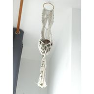 Suspension Macramé pour Plantes - Long avec cercle