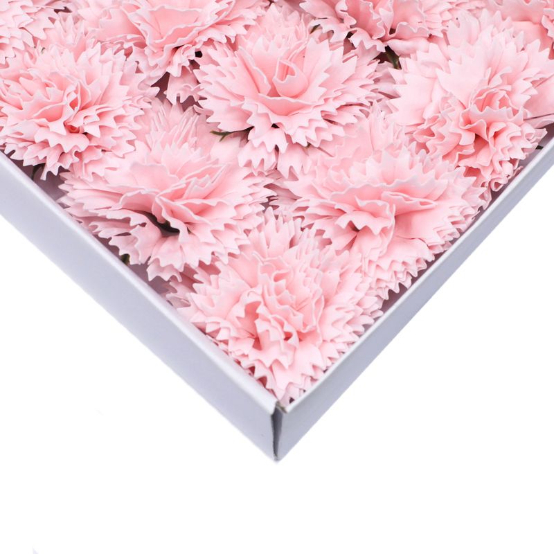 Fleurs de Savon pour Bouquet - Oeillets Rose