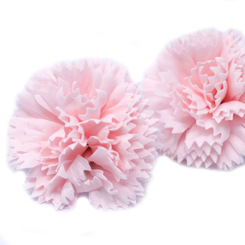 Fleurs de Savon pour Bouquet - Oeillets Rose