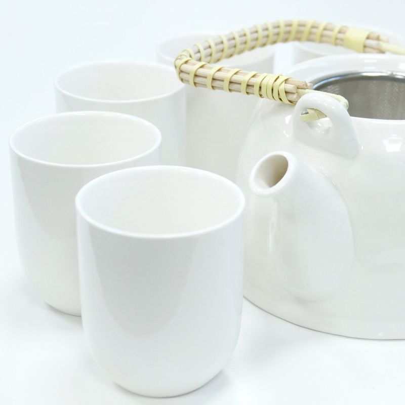 Set de Thé Traditionnel - Blanc Classique
