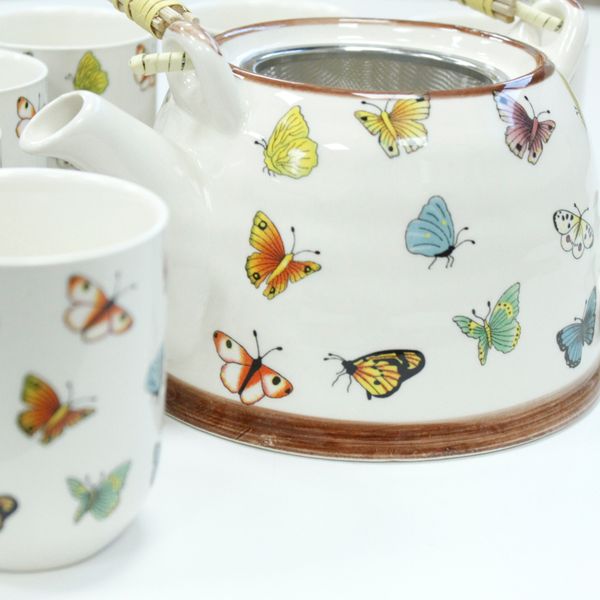 Set de Thé Traditionnel - Papillons