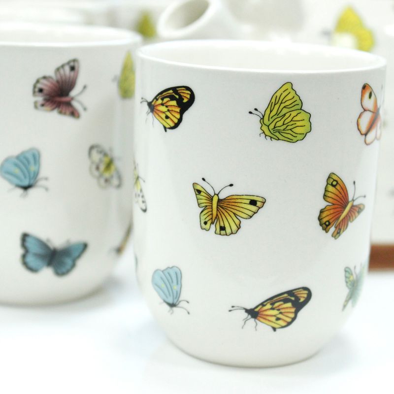 Set de Thé Traditionnel - Papillons