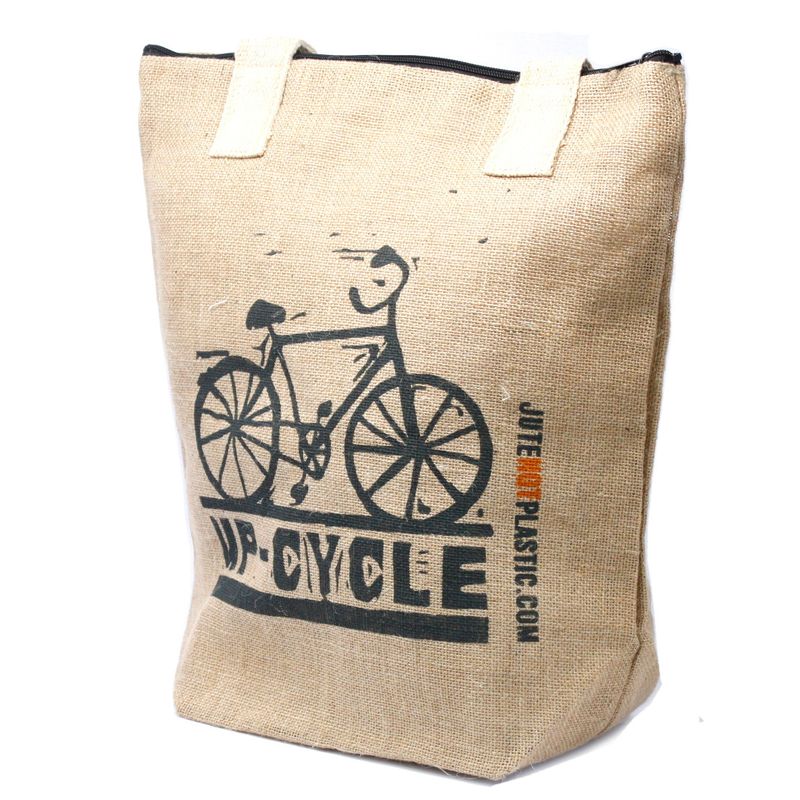 Sacs Cabas Jute Éco Up Cycle - 4 modèles assortis