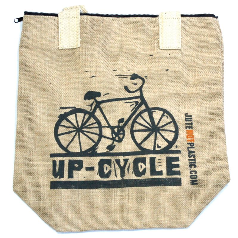 Sacs Cabas Jute Éco Up Cycle - 4 modèles assortis