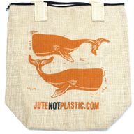 Sacs Cabas Jute Éco Baleines - 4 modèles assortis)