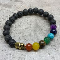 Bracelet Pierre de Lave - Elephant Chakra