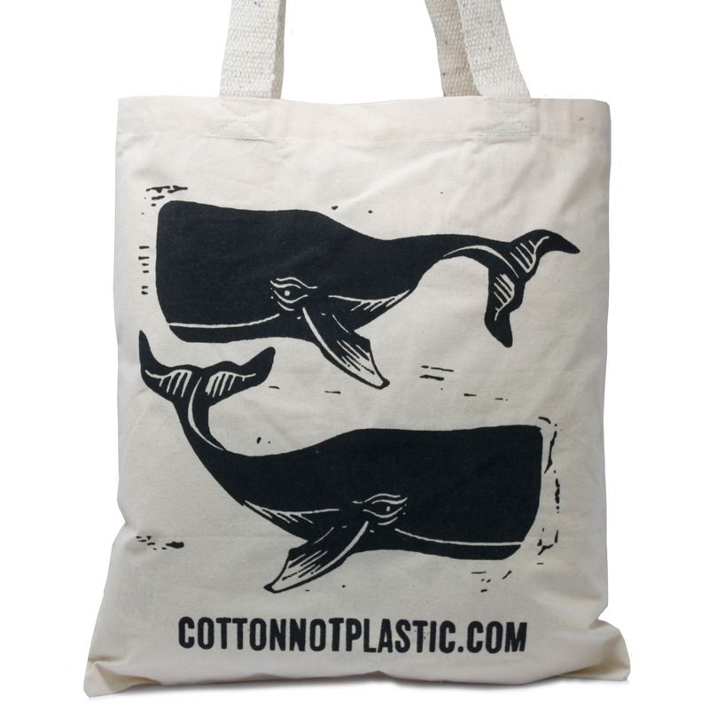 Gd Sacs Coton Naturel 170g 38x42cm - Baleines