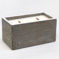 Bougie Béton Boîte - Clou de Girofle / Bois de Santal