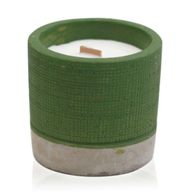 Bougie Béton Pot Vert - Herbes